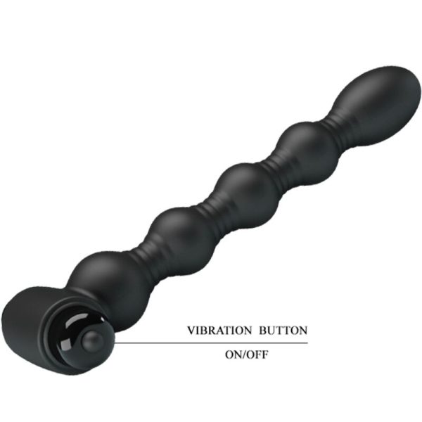PRETTY LOVE - LYNN SILICONE ANAL PLUG 10 VIBRAÃÃES PRETO - Imagen 5