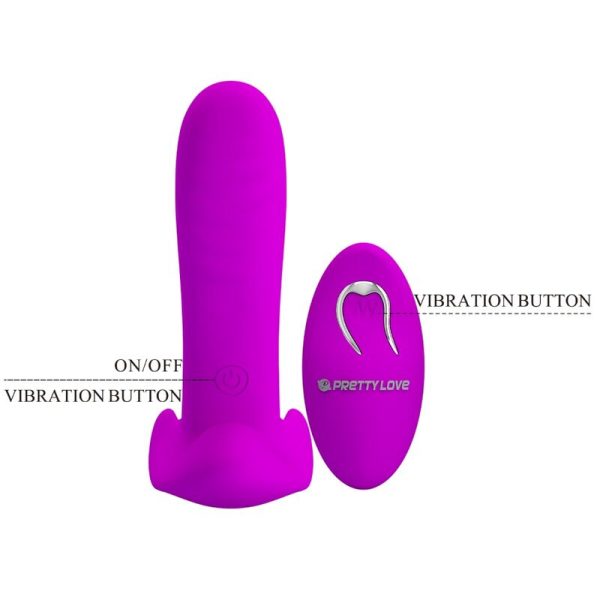 PRETTY LOVE - MASSAGEADOR E VIBRADOR 12 VIBRAÃÃES CONTROLE REMOTO ROXO - Imagen 7