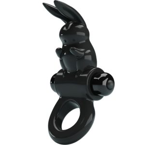 PRETTY LOVE - ANEL VIBRADOR COELHO ANEL EXCITANTE 10 VIBRAÃÃES PRETO