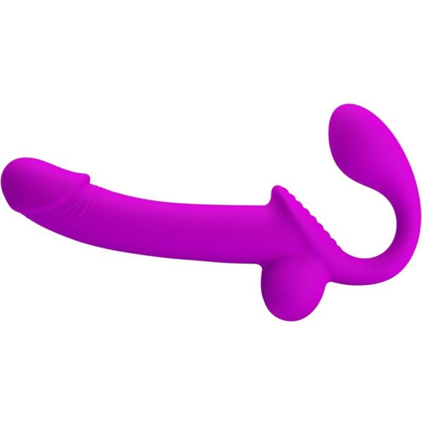 PRETTY LOVE - ESTIMULADOR KELPIE DOUBLE STRAP-ON ROXO - Imagen 2