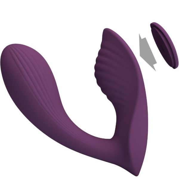 PRETTY LOVE - FRANZ MASSAGER E VIBRADOR APLICATIVO GRATUITO ROXO - Imagen 2