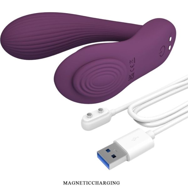 PRETTY LOVE - FRANZ MASSAGER E VIBRADOR APLICATIVO GRATUITO ROXO - Imagen 4