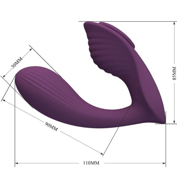 PRETTY LOVE - FRANZ MASSAGER E VIBRADOR APLICATIVO GRATUITO ROXO - Imagen 5
