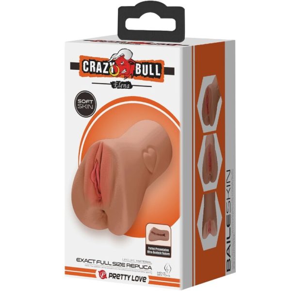 CRAZY BULL - DESIGN DE VAGINA E ÃNUS ESCARLATE COM CARNE DE CORAÃÃO - Imagen 5