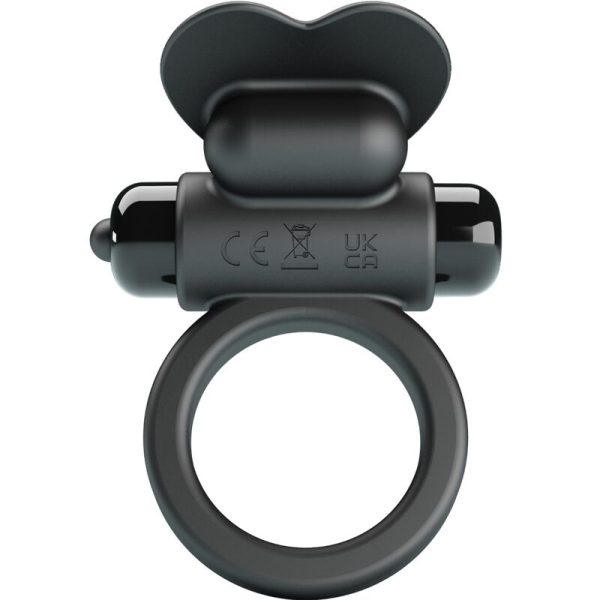 PRETTY LOVE - ANEL VIBRATÃRIO DEBONAIRE COELHO 10 VIBRAÃÃES PRETO