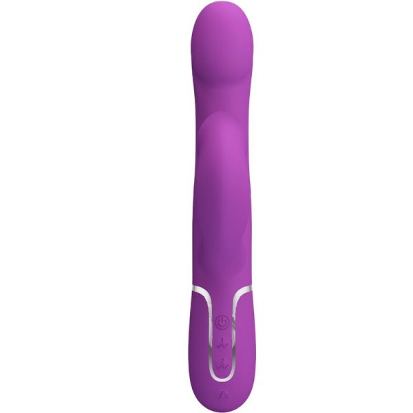 PRETTY LOVE - VIBRADOR E ESTIMULADOR MULTIFUNCIONAL 4 EM 1 ROXO - Imagen 2