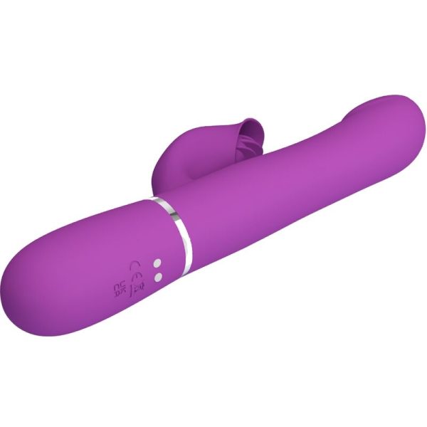 PRETTY LOVE - VIBRADOR E ESTIMULADOR MULTIFUNCIONAL 4 EM 1 ROXO - Imagen 3