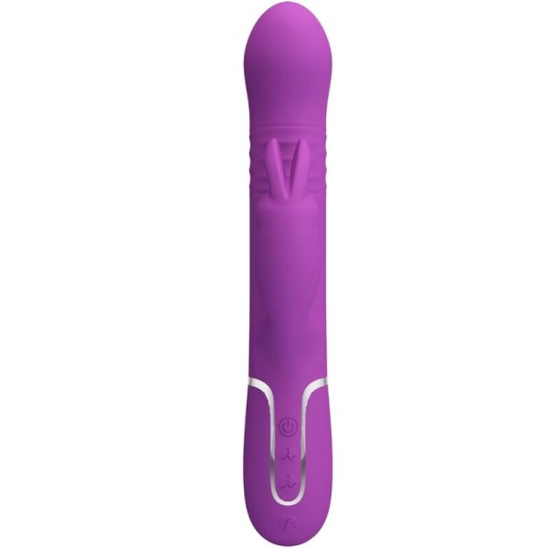 PRETTY LOVE - COALE 4 EM 1 MULTIFUNCIONAL COELHO VIBRADOR ROXO - Imagen 2