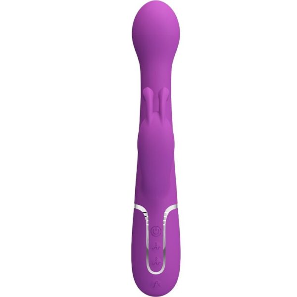 PRETTY LOVE - DEJON 3 EM 1 MULTIFUNCIONAL RABBIT VIBRADOR ROXO - Imagen 2