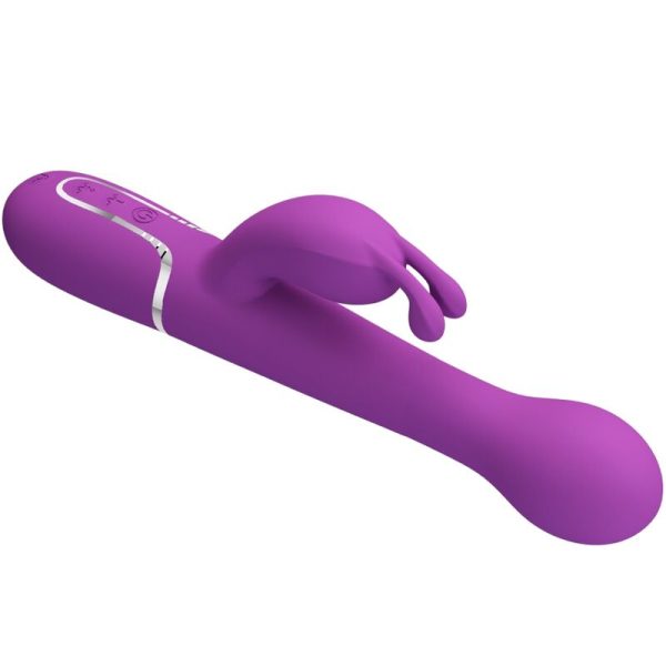 PRETTY LOVE - DEJON 3 EM 1 MULTIFUNCIONAL RABBIT VIBRADOR ROXO - Imagen 4