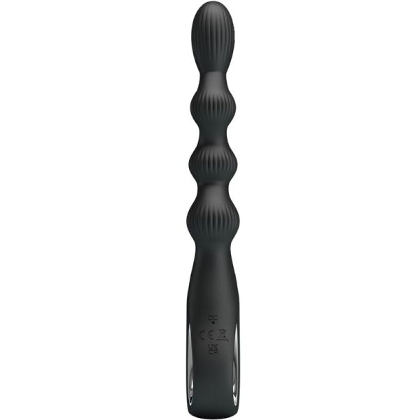 PRETTY LOVE - FEDERER VIBRADOR ANAL 12 VIBRAÃÃES PRETO - Imagen 2