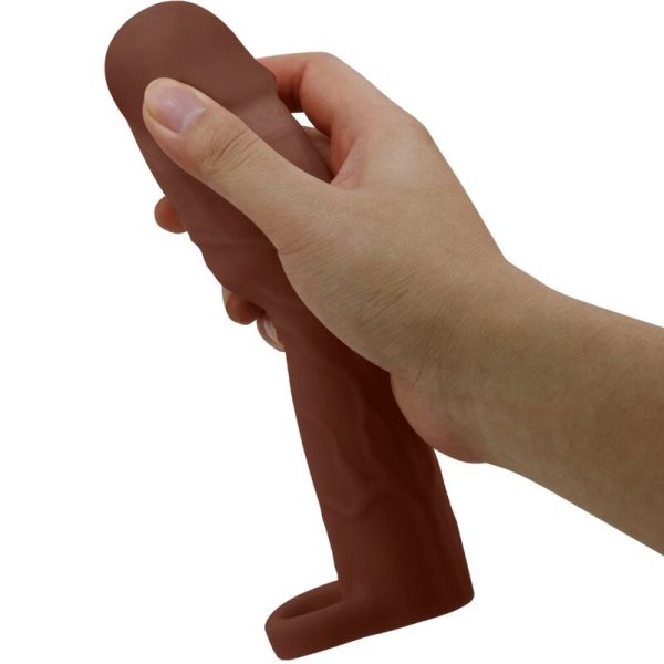 PRETTY LOVE - MANGA PENIS GERD COM EXTENSÃO DE 7,6 CM MULATO - Imagen 5