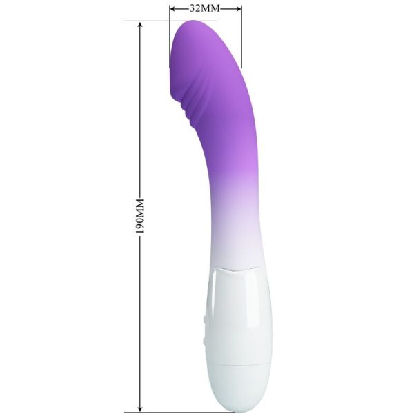 PRETTY LOVE - VIBRADOR ELEMENTAL PONTO G 30 VIBRAÃÃES ROXO - Imagen 3