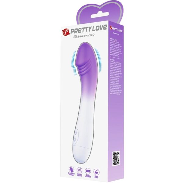 PRETTY LOVE - VIBRADOR ELEMENTAL PONTO G 30 VIBRAÃÃES ROXO - Imagen 6