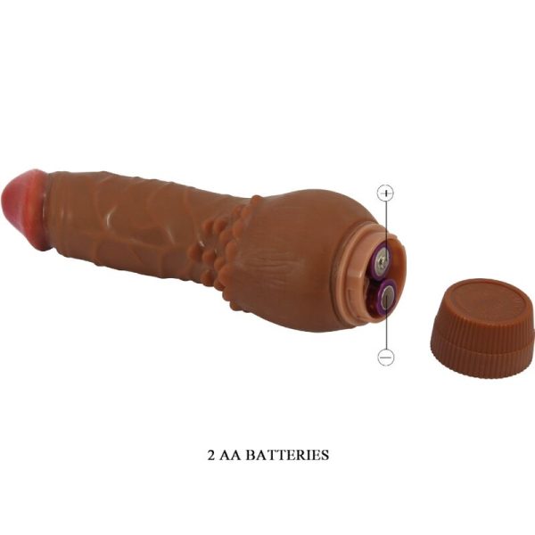 BAILE - BARBARA VIBRADOR REALISTA 19,5 CM MULATO - Imagen 4