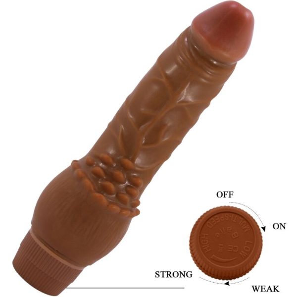 BAILE - BARBARA VIBRADOR REALISTA 19,5 CM MULATO - Imagen 3