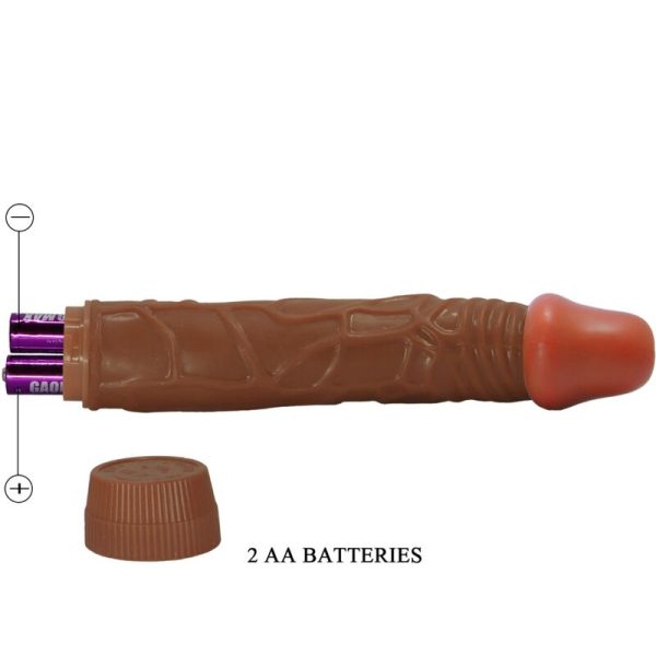 BAILE - BOB VIBRADOR REALISTA 22,5 CM MULATO - Imagen 3