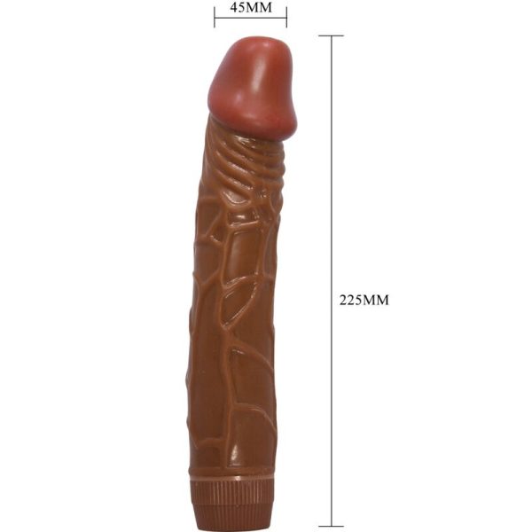 BAILE - BOB VIBRADOR REALISTA 22,5 CM MULATO - Imagen 4