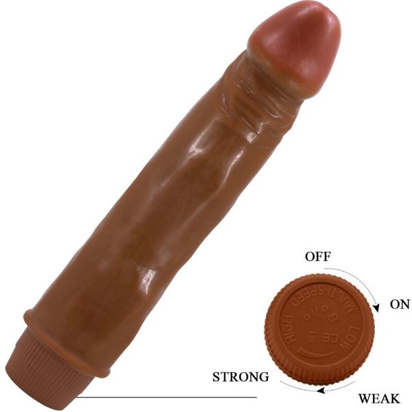 BAILE - VIBRADOR REALISTA ANÃO 21 CM MULATO - Imagen 5