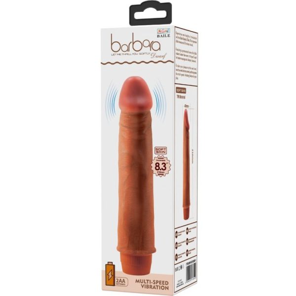 BAILE - VIBRADOR REALISTA ANÃO 21 CM MULATO - Imagen 6