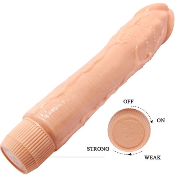 BAILE - VIBRADOR REALISTA DYBBUK 24 CM CARNE - Imagen 5