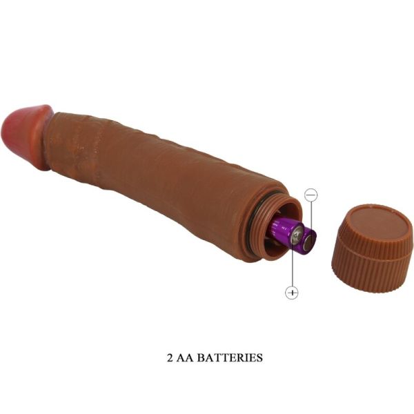 BAILE - VIBRADOR REALISTA DYBBUK 24 CM MULATO - Imagen 3