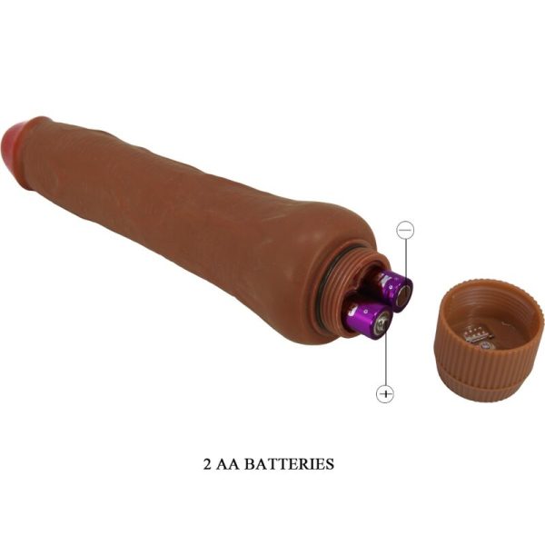 BAILE - VIBRADOR REALISTA DRYAD 25 CM MULATO - Imagen 3