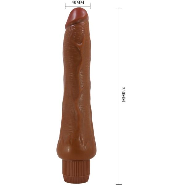 BAILE - VIBRADOR REALISTA DRYAD 25 CM MULATO - Imagen 4
