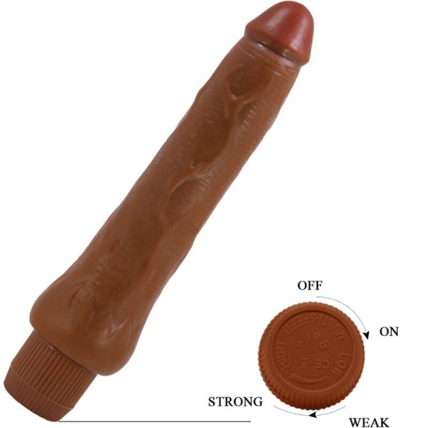 BAILE - VIBRADOR REALISTA DRYAD 25 CM MULATO - Imagen 5