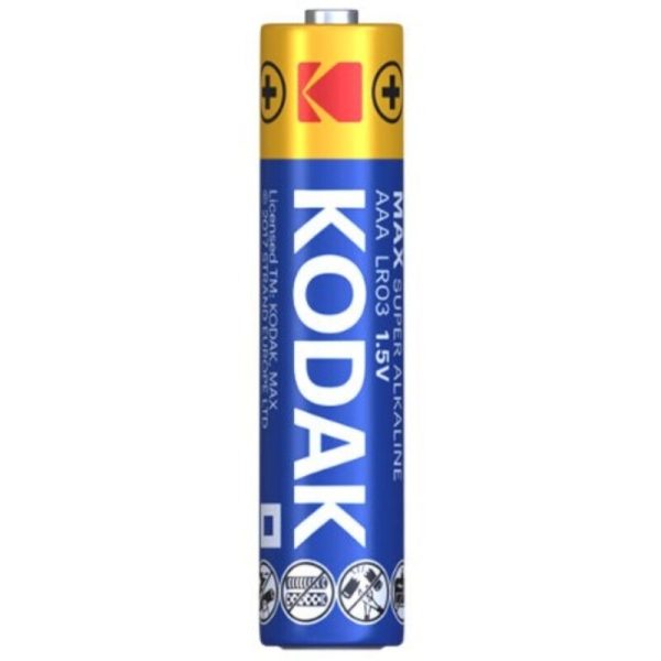 KODAK - MAX PILHA ALCALINA AAA LR03 PACOTE*20 PILHAS - Imagen 2