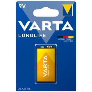 VARTA - BATERIA ALCALINA DE LONGA DURAÃÃO 9V LR61 BLISTER*1