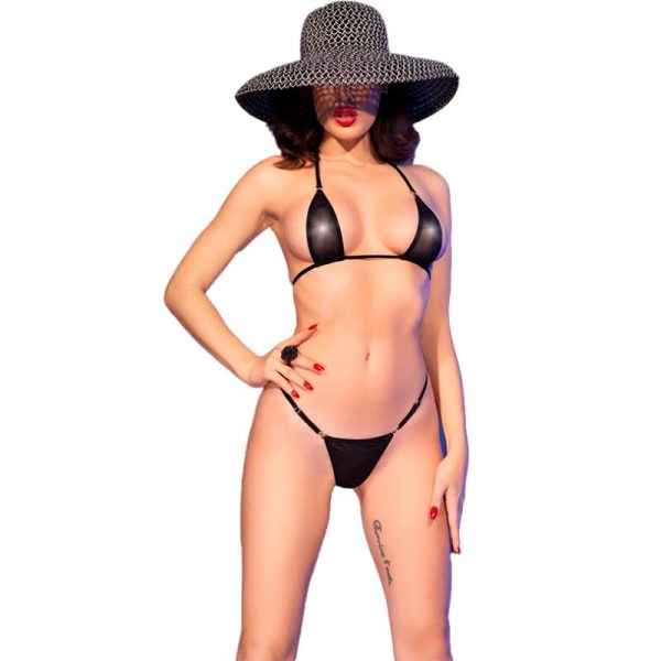 CHILIROSE - CR 4840 MICRO BIQUÃNI PRETO S/M