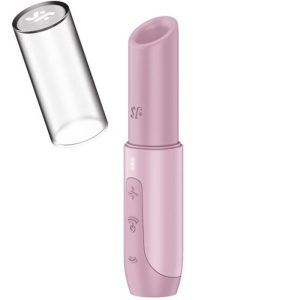 SATISFYER - ESTIMULADOR DE CLITÃRIS SECRET KISS WAVE ROSA