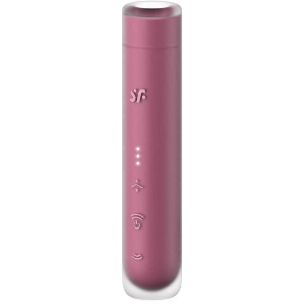 SATISFYER - ESTIMULADOR DE CLITÃRIS FIRST KISS WAVE GARNET