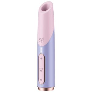 SATISFYER - ESTIMULADOR DE CLITÃRIS BOLD KISS WAVE ROSA / VIOLETA