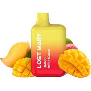 LOST MARY - BM600 NICOTINE VAPER 2% DESCARTÃVEL TRIPLO MANGA