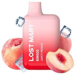 LOST MARY - BM600 NICOTINE VAPER 2% DESCARTÃVEL JUICY PEACH