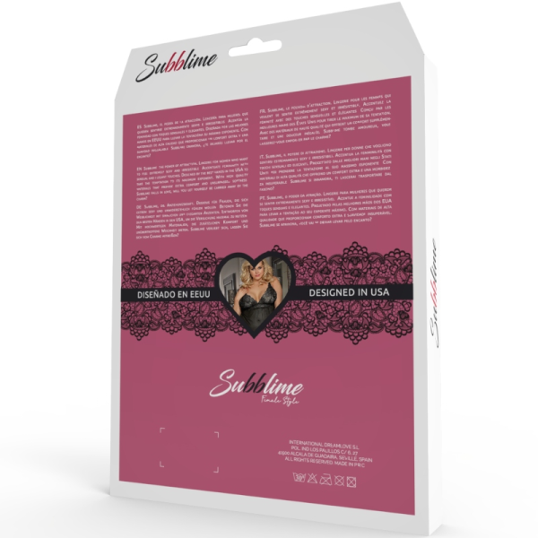 SUBBLIME - BABYDOLL FLORAL LACES - Imagen 4