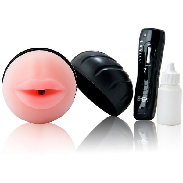 BAILE - MASTURBADOR BOCA COM VIBRADOR 7 RITMOS - Imagen 2