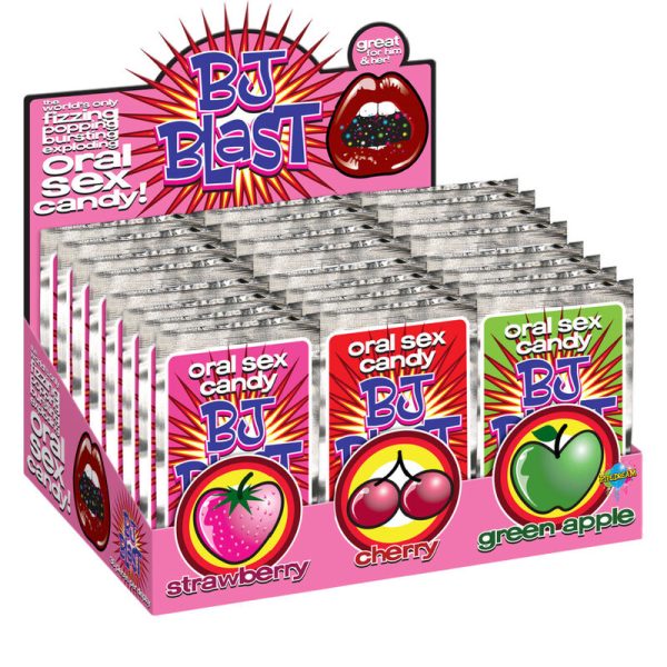PIPEDRAMS BJ BLAST - MORANGO / CEREJA E MAÇÃ VERDE - DISPLAY - 36 PC