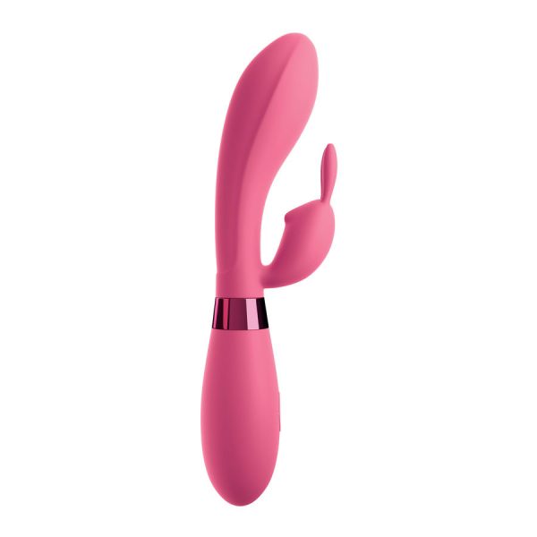 OMG SELFIE SILICONE VIBRATOR COELHO ROSA - Image 3