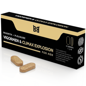 BLACKBULL BY SPARTAN - VIGORMEN  CLIMAX EXPLOSION MAIOR PRAZER PARA HOMENS 4 C PSULAS
