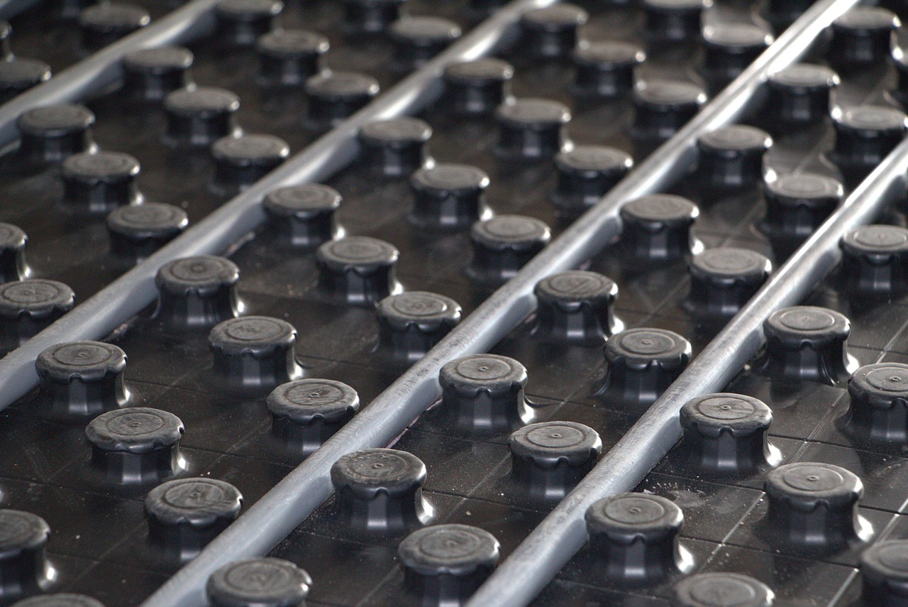 Eco-friendly underfloor heating installation in progress