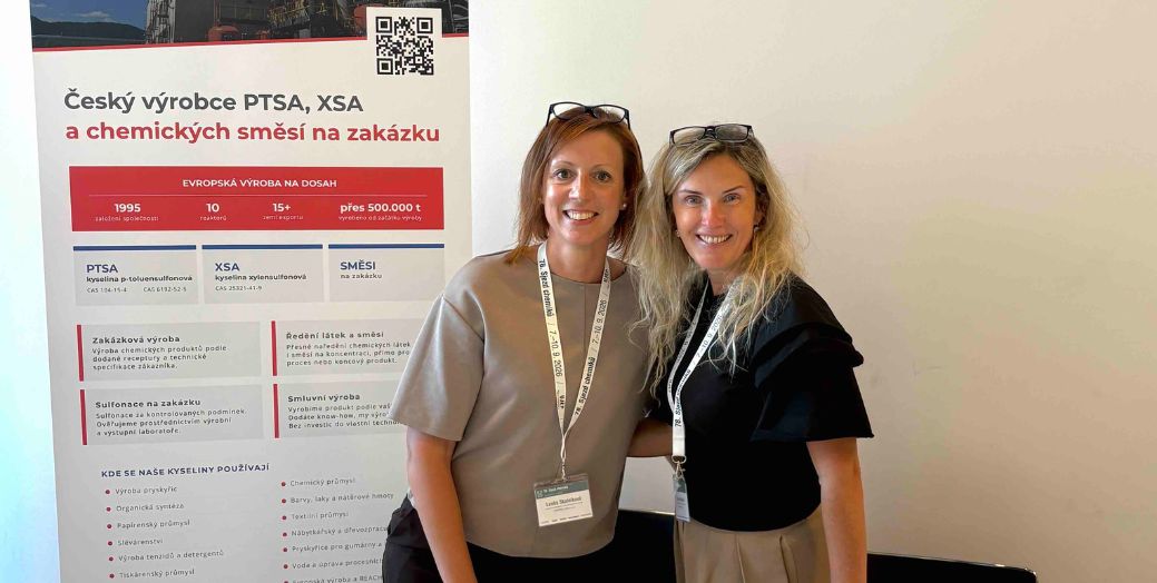 Lenka Skalníková and Hana Malátová at the HABRINOL stand at the 78th Chemists’ Congress in Ústí nad Labem