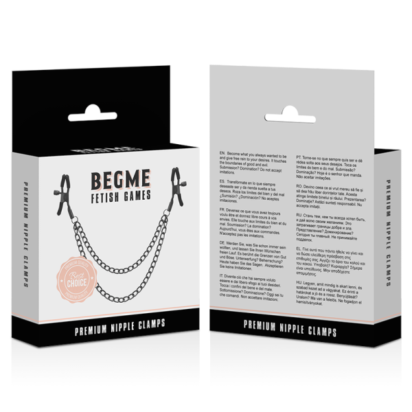 BEGME RED EDITION NIPPLE CLIPPS COM CHAIN - Image 4