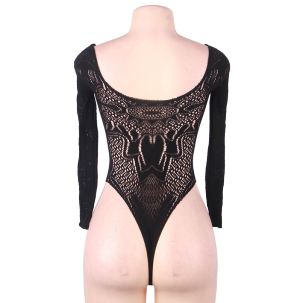 QUEEN LINGERIE LONG SLEEVE TEDDY SL - Image 5