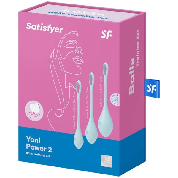 CONJUNTO DE TREINAMENTO SATISFYER YONI POWER 2 - AZUL - Image 3