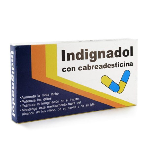 DIABLO PICANTE - CAJA DE MEDICAMENTOS INDIGNADOL