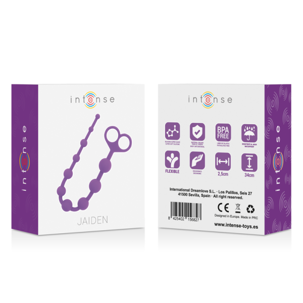 INTENSO JAIDEN ANAL BEADS PURPLE - Image 5