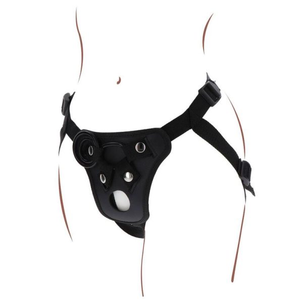 GET REAL - ARNÊS DE PRAZER STRAP-ON PRETO - Image 5